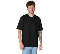 Accessible Luxury Men’s Tall Tee, 8.5oz/yd² Heavy Ounce 100% Cotton, Slight Drop-Shoulders Crew Neck Short Sleeve T-Shirt(Rock-Black,L)