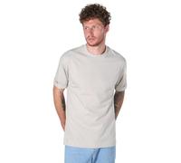 Accessible Luxury Men’s Tall Tee, 8.5oz/yd² Heavy Ounce 100% Cotton, Slight Drop-Shoulders Crew Neck Short Sleeve T-Shirt(Smoky Gray,M)