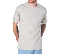 Accessible Luxury Men’s Tall Tee, 8.5oz/yd² Heavy ounce 100% Cotton, Slight Drop-Shoulders Crew Neck Short Sleeve T-shirt(Smoky Gray,L)