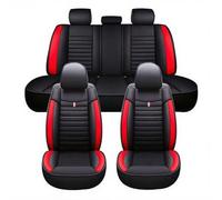 Accessoire Auto - Housse de Siège Auto Chifeng 5 Pièces - Enveloppante Universelle Imperméable en Simili-Cuir Résistant - Pour BMW 5 Series X3 X4 X5 (Rouge)