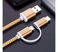 Accessonico Power Cord Replacement for Amazon Kindle Charger, Old & New Kindle, Paperwhite 10th Generation, Samsung Galaxy Tab A7 S6 Lite A8 Tablet USB Fast Charging Cords 2 in 1 Cables