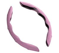 Accessori Auto Steering Wheel Covers For BMw Z4 Z4M E85 E86 E89 G29 E52 20I 30I M40I Suede Anti-Skid Segmented Steering Wheel Protective Covers Accessories Car steering wheel glove(C-pink)