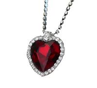 Accessorie 3 Piece Set Pave Heart Necklace For Women, Exquisite Rhinestone Heart Necklace Set - Zircon Pave Necklace, Reunion Heart Necklace For Valentine Birthday