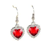Accessorie 3 Piece Set Pave Heart Necklace For Women, Exquisite Rhinestone Heart Necklace Set - Zircon Pave Necklace, Reunion Heart Necklace For Valentine Birthday