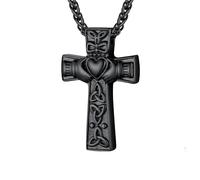 Accessorie Funeral Cremation Celtic Cross Necklace For Men Women, Keepsake Memorial Celtic Cross Pendant - Men's Celtic Cross Necklace, Irish Cross Necklace Women Birthday
