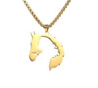 Accessorie Horseshoe Necklace For Women And Men, Classic Horseshoe Pendant Necklace Lucky Cute U Shaped, Lovely Horse Hoof Necklace Chain