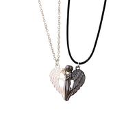 Accessorie Hug Necklace For Women And Men, Hugged Dog Necklace, Mom And Child Hug, Hug Angel Wings Pendant, Two Hands Hugs And Kisses Necklace, Hugging Necklaces For Women