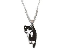 Accessorie Kitty Necklace For Women And Girls, Cute Pet Cat Pattern Pendant Necklaces, Black Cat Necklace For Women, Cat Choker For Women