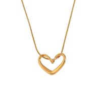 Accessorie Minimalist Cute Heart Necklace For Girls, Simple Romantic Sweet Heart Charm Choker - Classic Heart Necklace, Locket Necklace For Women Birthday Valentine