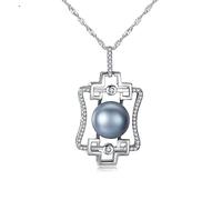 Accessorie Necklace for Women Fresh Water Pearl Hollowed Out Antique Window Trendy Minimalist Women's Pendant Necklaces Unique Dainty Korean