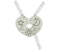 Accessorie Puzzle Piece Necklace For Women And Men, Sun Moon Cloud Star Pendant Necklace Puzzle Pendant 2/3/4/5 Pieces, Millennium Puzzle Necklace, Couple Necklace Puzzle Holiday