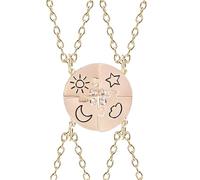 Accessorie Puzzle Piece Necklace For Women And Men, Sun Moon Cloud Star Pendant Necklace Puzzle Pendant 2/3/4/5 Pieces, Millennium Puzzle Necklace, Couple Necklace Puzzle Holiday