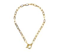 Accessorie Sterling Silver Toggle for Women, Link Paperclip Padlock Pendant - Locking and Key, Heart, Coin Chain Hang Necklace