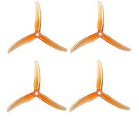 Accessories 2Pairs 4PCS T5143S 5.1inch 3-Blade Propeller for RC FPV Racing Freestyle 5inch for 4S 6S Drones Nazgul5(2pairs Orange)