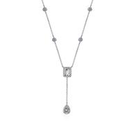 Accessories 3CT Moissanite Pendant Necklaces for Women, D Color Radiant Cut Diamond Necklaces, Necklace, Jewelry s for Women