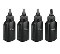 Accessories 80G Black Toner Powder Compatible with HP CB436A 436A 435A 388A 278A CE285A 285A for Canon 328 326 912 325 725 925 313 713 Laser Printers (Color : 4 Bottle)