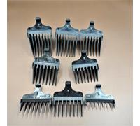 Accessories 8Pcs Hair Clipper Trimmer Comb (#1- #8,1/8"-1", 3mm-25mm) Replacement for Compatible with Wahl T-Shaped Shaver Head 9818L 9854L SS2L 9888 New(59300 1541 WSS3L SS2)