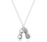 Accessories 925 Sterling Silver Necklace for Women Lucky Peanuts Shell Beads Trendy Minimalist Women's Pendant Necklaces Unique Dainty Korean