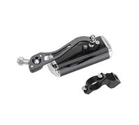 accessories Aluminum Alloy Rearview Handlebar Attachment for Safer Cycling Rearview Accessory for Enhanced Visibility on the Road (Black, One Size)