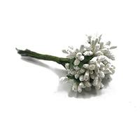 Accessories Attic Beautiful Boutonniere Lapel Flower Mens Grooms Wedding Corsage Bouquet Artificial Flower Button Hole Bride, Groom, Bridesmaid, Pageboys and Guests - Artificial Flower (White)