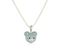 Accessories Bear Necklace For Women, Candy Color Bear Necklace Seed Beads Chain, Gummy Bear Necklace, Gummy Bear Jewelry, Bear Charm, Panda Necklace For Girls, Bear Claw Necklace