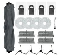 Accessories Bundle for Mova E40 Ultra Robot Vacuum Cleaner with Multi Use Brush Filter Bag Pad Set for Floor Maintenance on Tile Wood and Marble