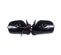 Accessories Car-Styling Electric Reflector Rearview Mirror Side Exterior For Toyota For Hiace 200 2005-2015 With Led Light Door Wing Mirror(Black)