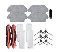 Accessories,Compatible For Karcher,RCV 3 Robot Vacuum Cleaner Spare Parts Roller Side Brush Filter Mop Cloth Tool Brushes Replacement(Set10)