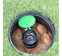 Accessories, Cover Plastic Sprinkler System Valve Box Cover Black Green ICV 6 Inch Garden Lawn Underground Valve Box (Black,Green)
