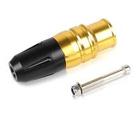 Accessories Falling Crash Bar Protection Exhaust Sliders Protector For VFR400 VFR 400 1989 1990 1991 1992 Motorcycle CNC(Gold)