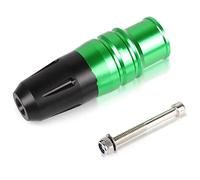 Accessories Falling Crash Bar Protection Exhaust Sliders Protector For VFR400 VFR 400 1989 1990 1991 1992 Motorcycle CNC(Green)