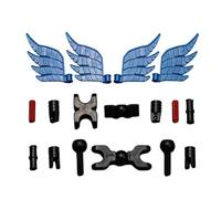 Accessories for 3D Printed Action Figures, Wings for 3D Printed Action Figures, Multi-Jointed and Articulated Robot Action Figures, Decorative Collectibles, Movable Desktop Robots that the Ambi