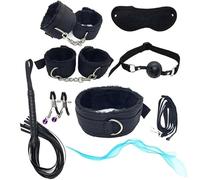 Accessories For 7-In-1 Nylon Sizeadjustable Strength Training Set, Black - For Wrist And Knee, Multipurpose Training Set - Kk-4