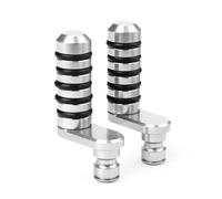 Accessories for Aprilia Tuono 660 V4 1100/1000 Shiver 750 Mana 850 RSV4 RSV 1000 Mille/V4R Motorcycle Rear Brake Pedal Shift Lever Toe Pegs(Silver)