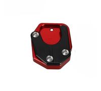 Accessories For CB400X CBR300R CBR250F CBR250R CB500F CB500X CBR500R CBR600F CBR650F Motorcycle Foot Pad Side Stand Extension Kickstand Support Plate Base(Rosso)