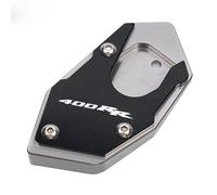 Accessories For CBR 400RR 2022 Motorcycle Kickstand Foot Side Stand Extension Pad Support Plate Enlarge Stand(grigio)