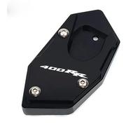 Accessories For CBR 400RR 2022 Motorcycle Kickstand Foot Side Stand Extension Pad Support Plate Enlarge Stand(Nero)