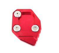 Accessories For CBR 600 RR 2013-2017 2016 Motorcycle Accessories CNC Kickstand Foot Enlarger Side Stand Extension Pad(Rosso)
