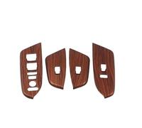 Accessories For CRV 5TH LHD 2017 2018 2019 2020 Peach Wood Grain Interior ABS Decoration Cover Trim Gear Shift Gear Panel Car Interior Moulding Trim(8)