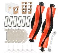 Accessories for Dreame D10 Plus/D10s Plus for Dreame L10 Plus with 2 Main Brushes, 6 Side Brushes, 6 Dust Bags, 6 Mops, 4 HEPA Filters, 1 Cleaning Brush Vacuum Cleaner Replacement Parts