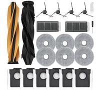 Accessories for Dreame X50 Ultra Complete/ L50 Pro Ultra/ X50 Master/ L40s Pro Ultra/Mova V50 Ultra Complete, Replacement Parts Kit 1 Main Brush, 6 Wipes, 6 Dust Bags, 2 HEPA Filters, 4 Side Brushes