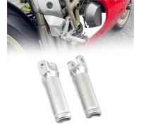 Accessories For DUCATI Panigale V4 1100 899 959 1199 1299/S/R Streetfighter V4 Motorcycle Rider Footpegs Pedals Front Footrest Foot Pegs(Silver)
