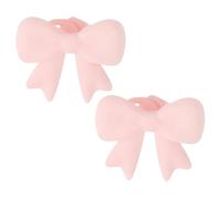 Accessories for headphones, 3D silicone bow shape support, 2 parts headphone attachment, for women, party, livestream, study, work, travel, commuting