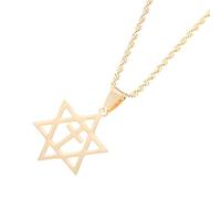 Accessories for men and women Men's Star Of David Necklace Cross Megan David Pendant Jewish Jewelry Wedding anniversary, Valentine's Day, Christmas birthday gift
