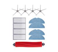 Accessories For S7 S70 S75 S7Max S7MaxV Main Roll Brush Mop Rag Hepa Filter Side Brush Vacuum Cleaner Spare Part (Color : 13pcs-01)