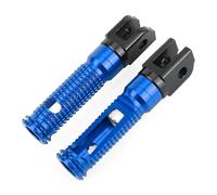 Accessories For SUZUKI GSR GSX-S 750 1000/F/GT HAYABUSA B-KING GSX1300 Bandit 650 1250 Motorcycle Rider Foot Pedal Front Footrest Foot Pegs(Blu)