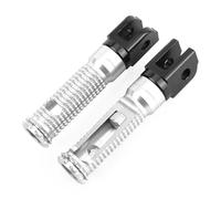 Accessories For SUZUKI GSR GSX-S 750 1000/F/GT HAYABUSA B-KING GSX1300 Bandit 650 1250 Motorcycle Rider Foot Pedal Front Footrest Foot Pegs(Silver)