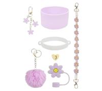 Accessories for the cup, packing accessories | Water silicone protective cover | LOVE PENDANT PLUSH BALL CLAINE FOR GIRLS,TEENS,YOUTH,ADULTS