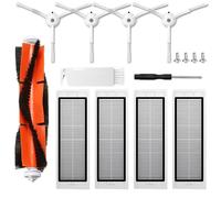 Accessories for Xiaomi Roborock S6 S60 S65 Replacement Parts for Xiaomi Roborock S5 Max S5 S50 S51 S55 Vacuum Cleaner Accessories 1 Main Brush 4 HEPA Filter 4 Side Brush 1 Cleaning Tool 1 Screwdriver
