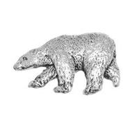 Accessories Galore Pewter Polar Bear Pin Badge or Brooch Gift for Scarf, Tie, Hat, Coat or Bag